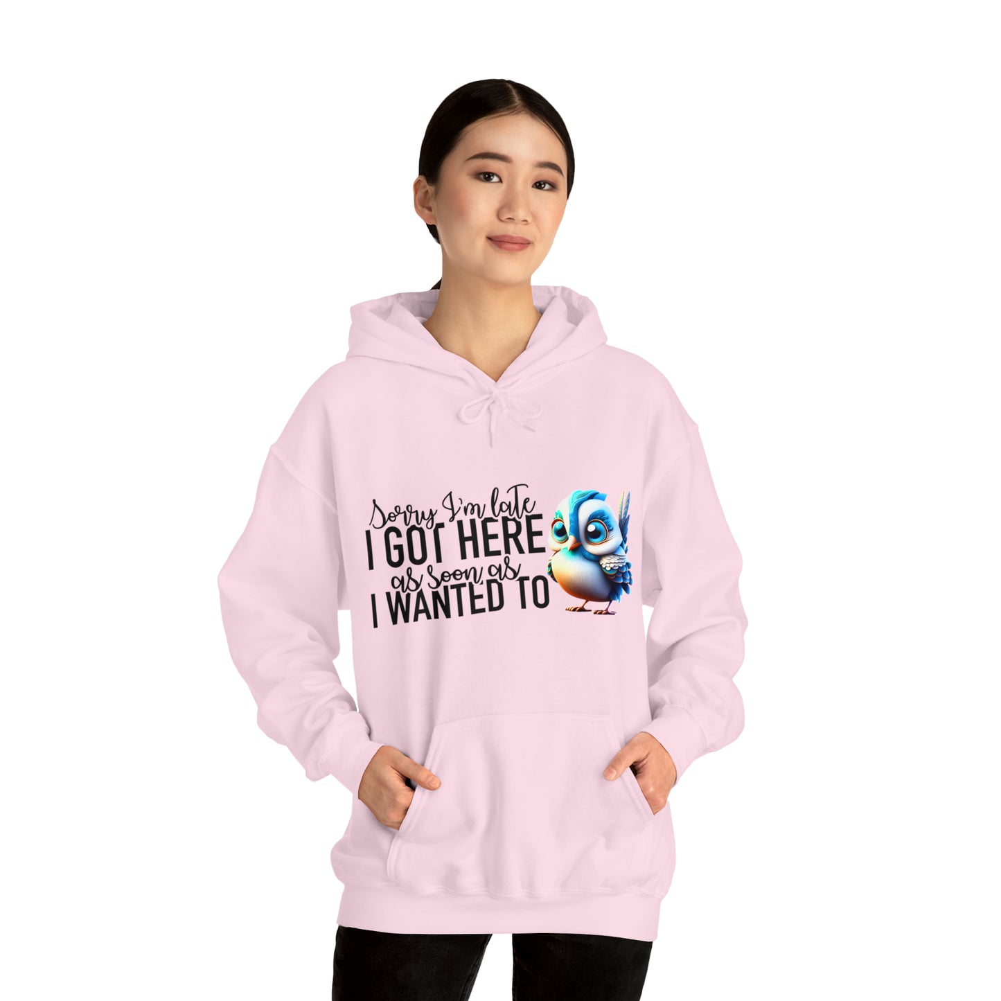 Sorry I'm Late Unisex Heavy Blend™ Hooded Sweatshirt