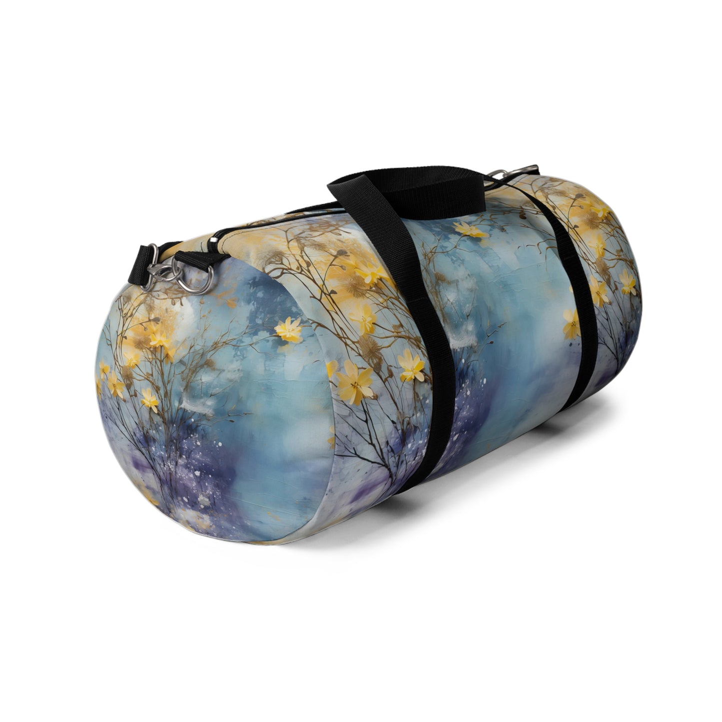 Winterized Flowers Duffel Bag