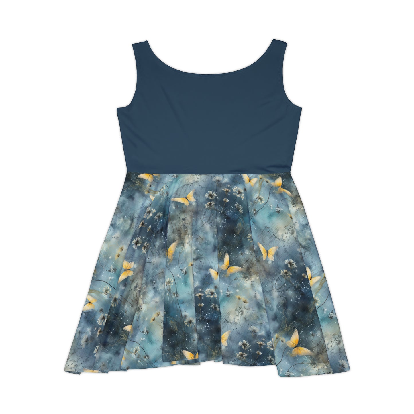 Winter Butterflies Skater Dress