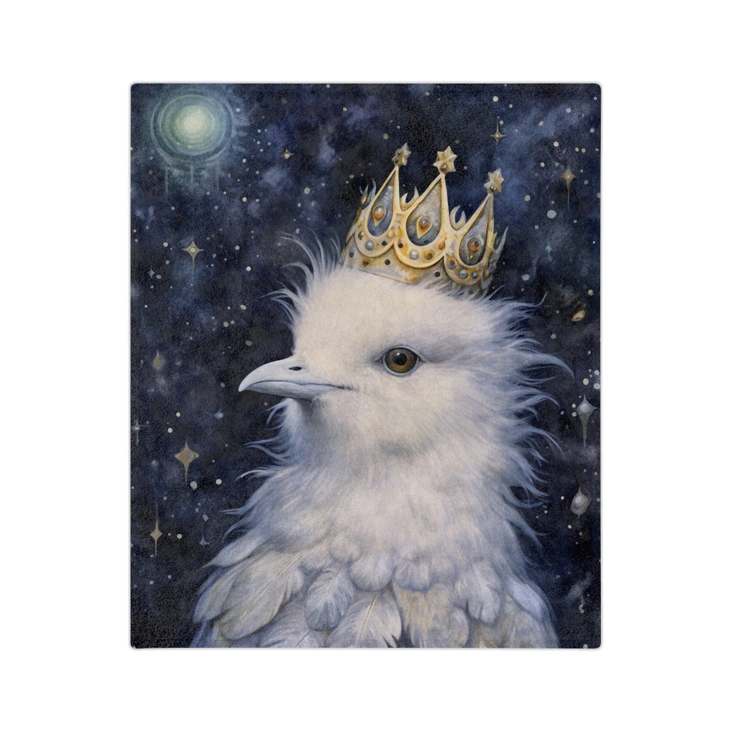 Royal Bird 7 Velveteen Minky Blanket