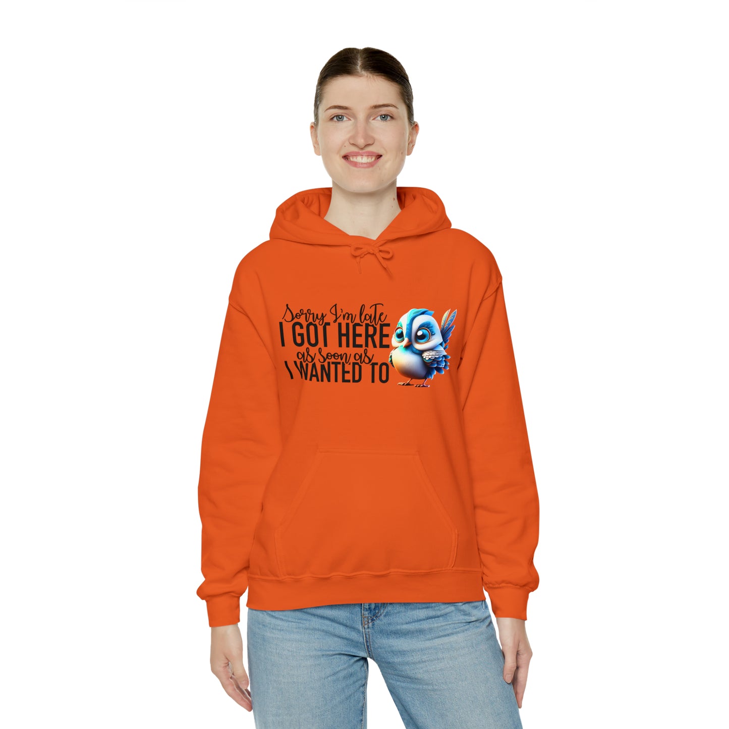 Sorry I'm Late Unisex Heavy Blend™ Hooded Sweatshirt