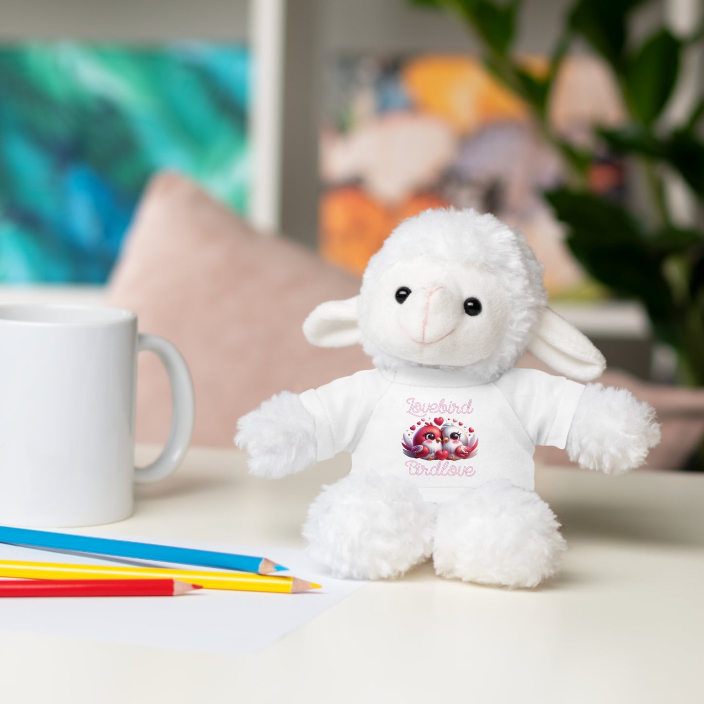 Lovebird Birdlove Stuffed Animal with Tee