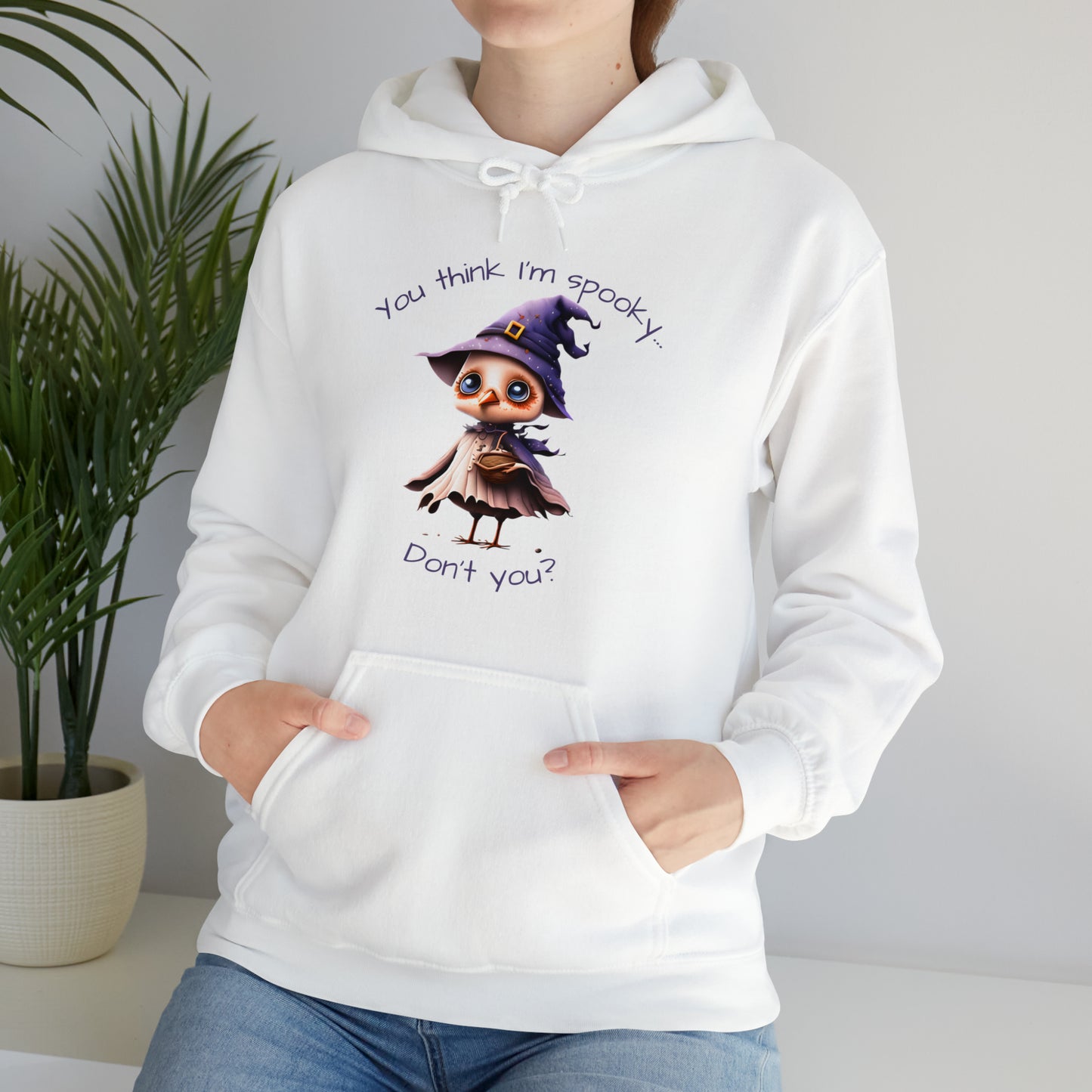 You Think I'm Spooky Unisex Heavy Blend™ Hooded Sweatshirt
