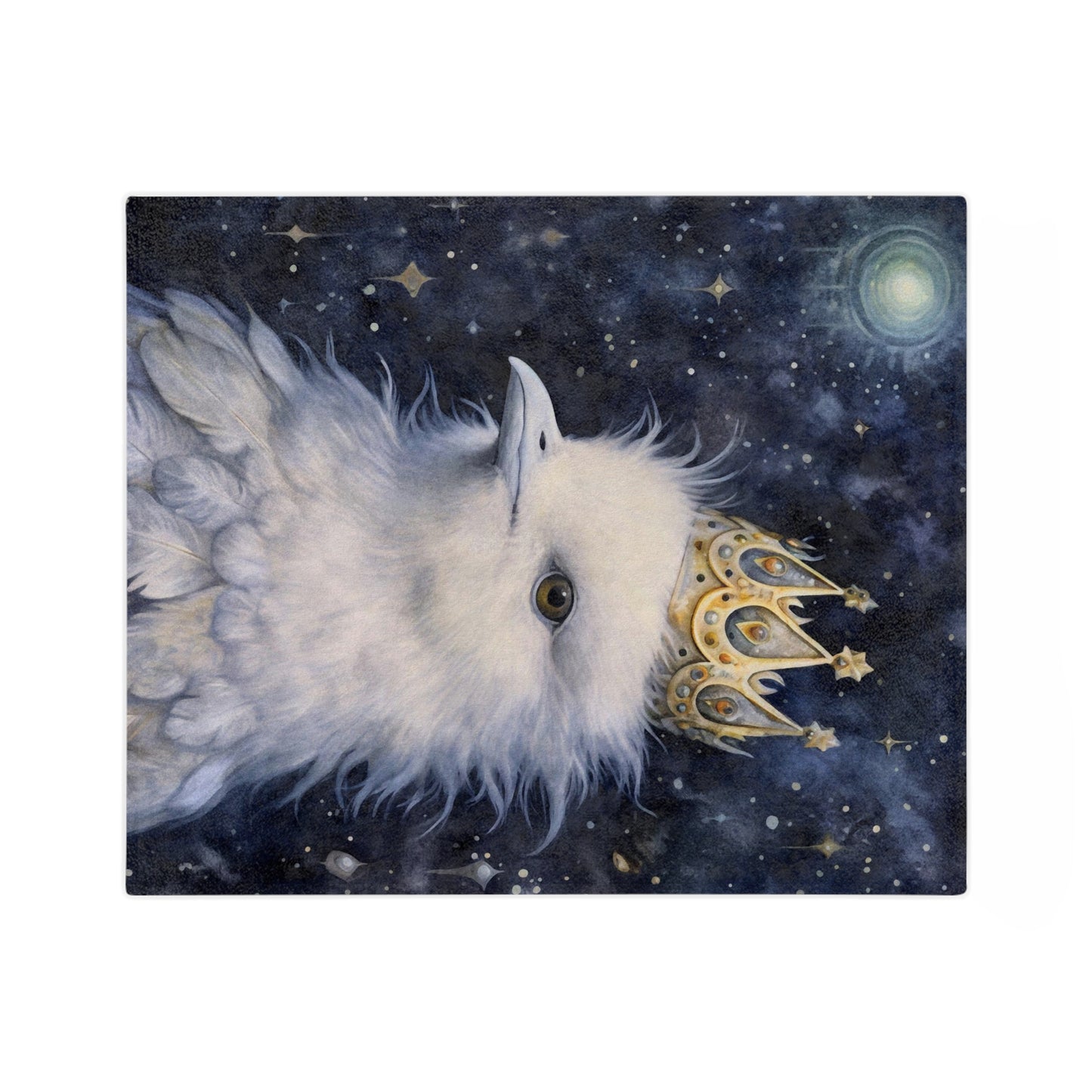 Royal Bird 7 Velveteen Minky Blanket