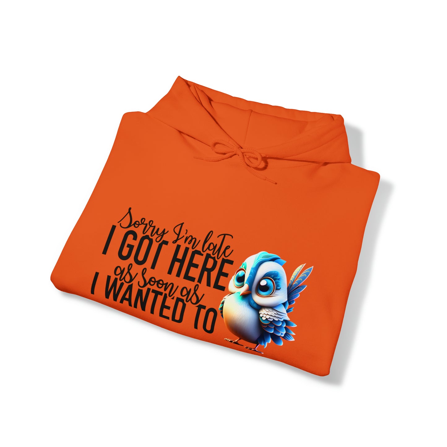 Sorry I'm Late Unisex Heavy Blend™ Hooded Sweatshirt