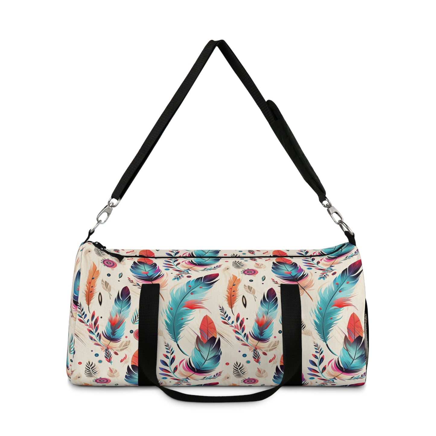 Boho Feathered Duffel Bag