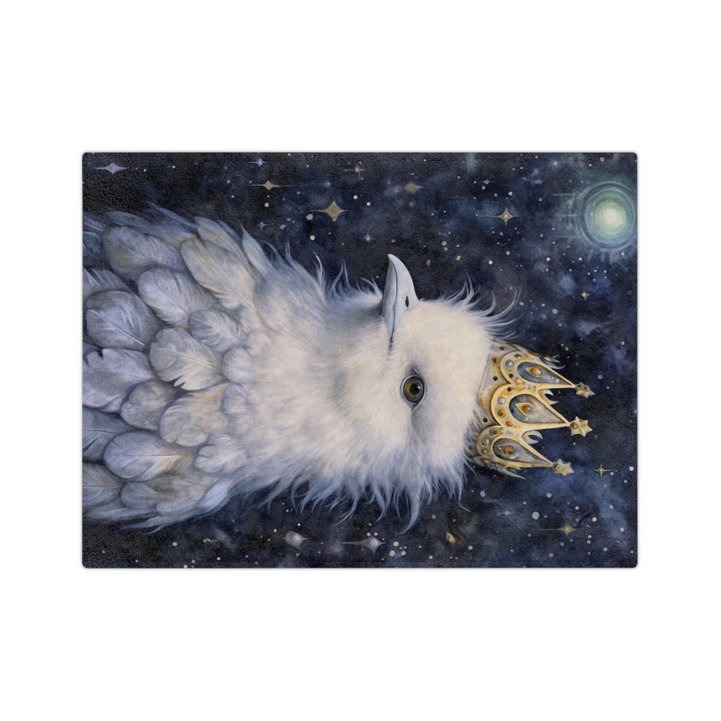 Royal Bird 7 Velveteen Minky Blanket