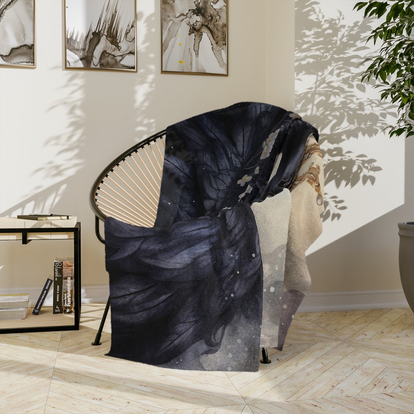 Royal Bird 5 Velveteen Minky Blanket