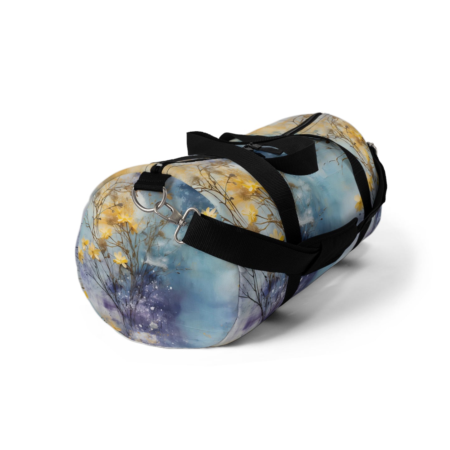 Winterized Flowers Duffel Bag