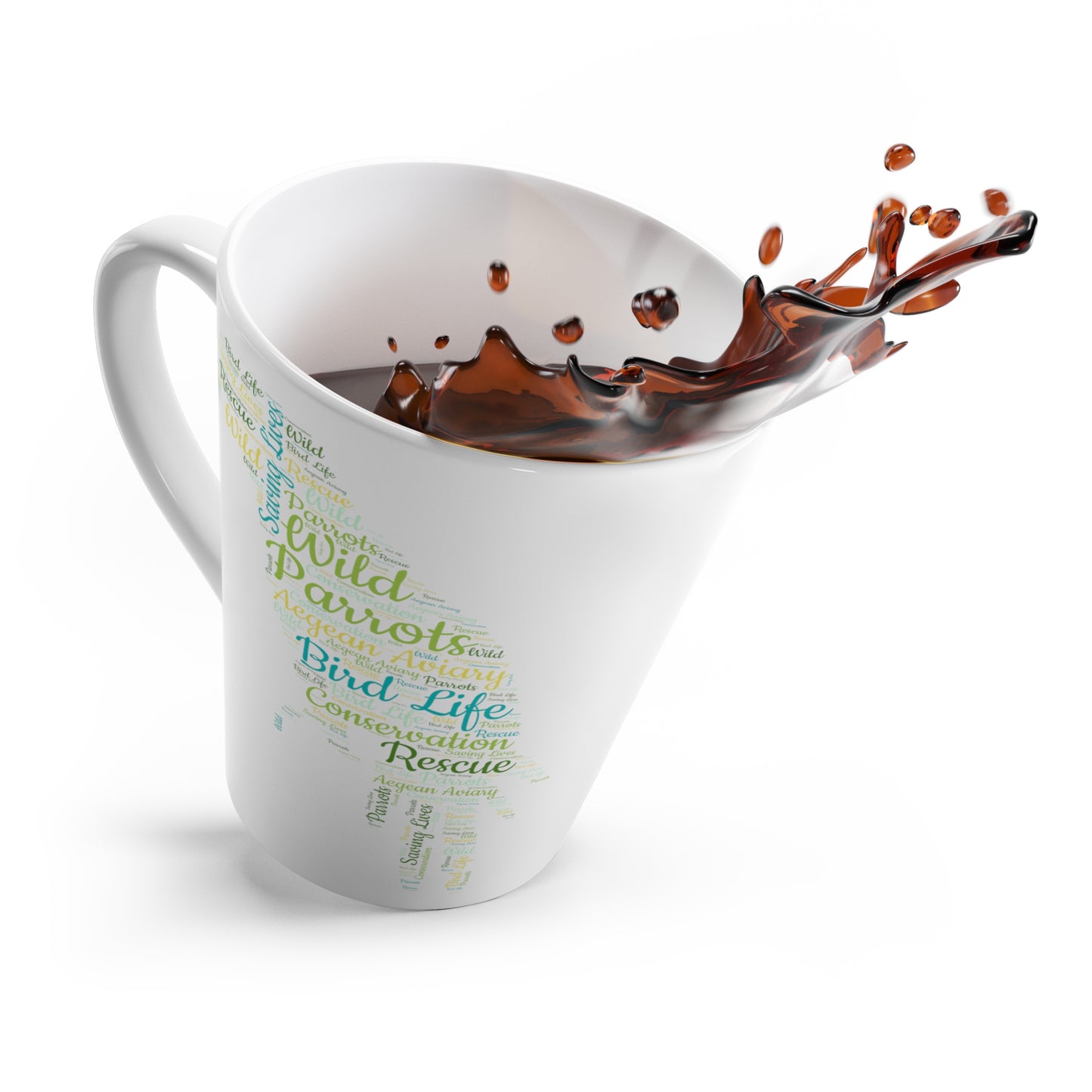 Bird Conservation Latte Mug