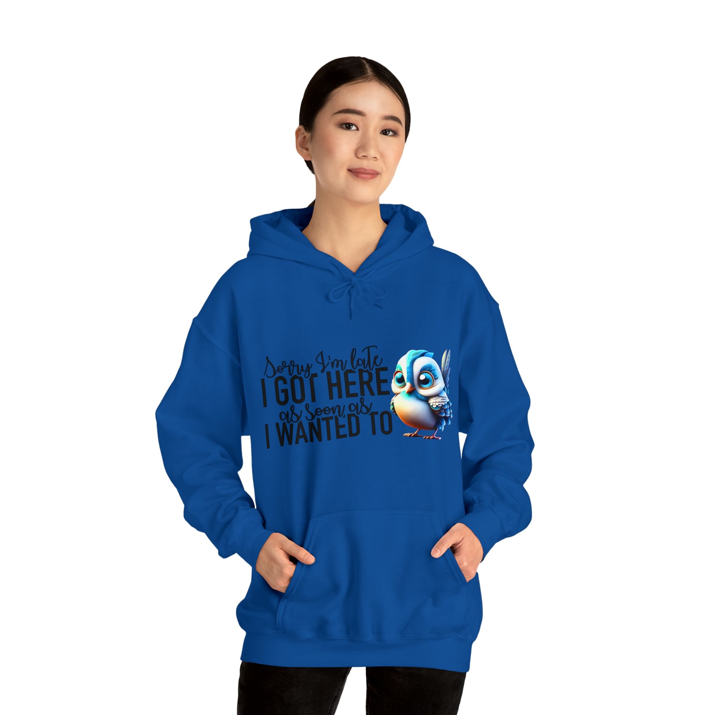 Sorry I'm Late Unisex Heavy Blend™ Hooded Sweatshirt