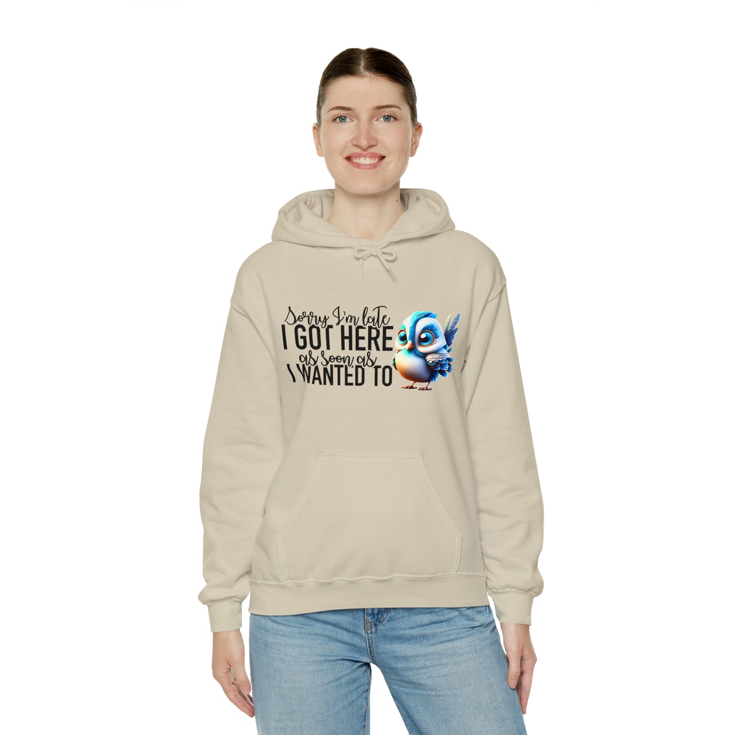 Sorry I'm Late Unisex Heavy Blend™ Hooded Sweatshirt