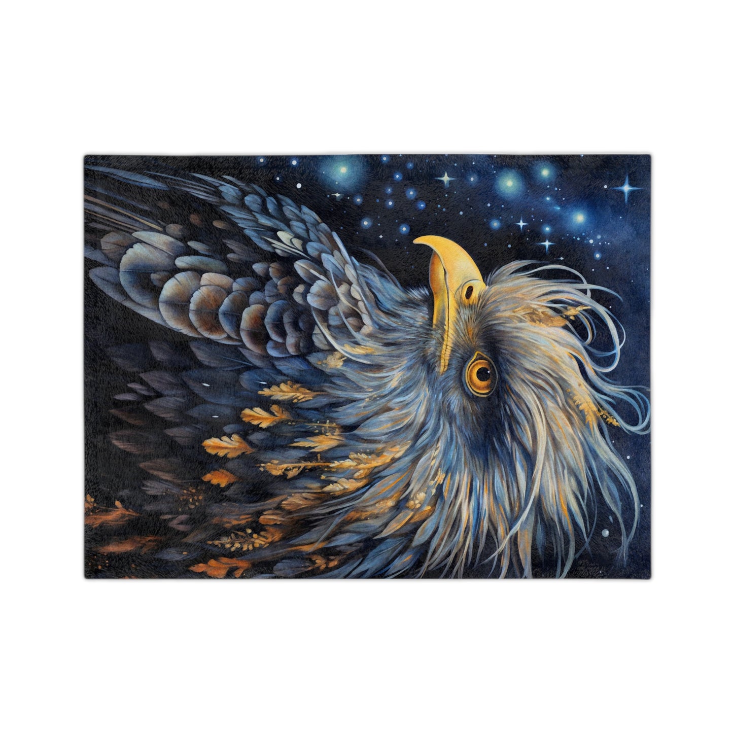 Royal Bird 4 Velveteen Minky Blanket