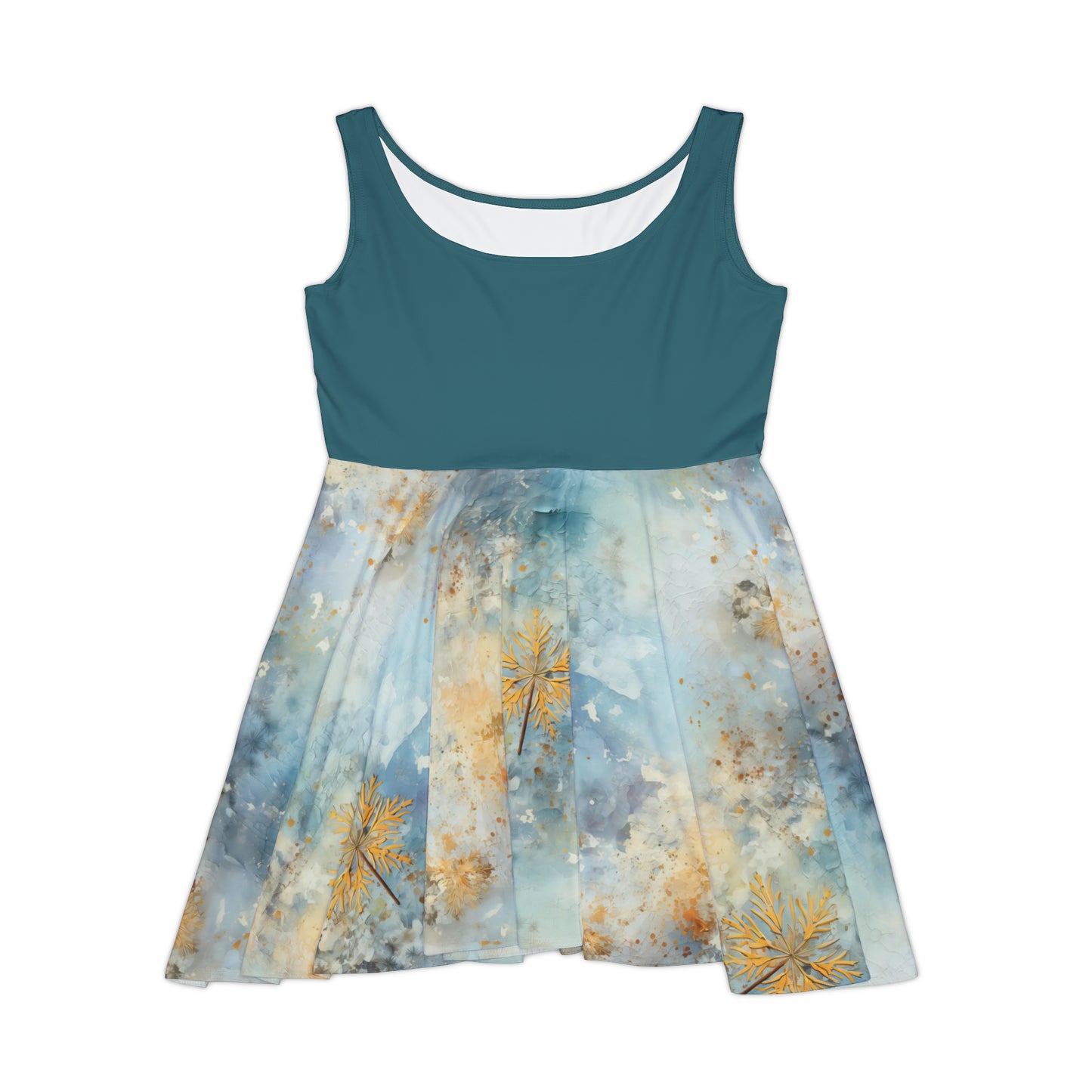 Winter Meadow Skater Dress