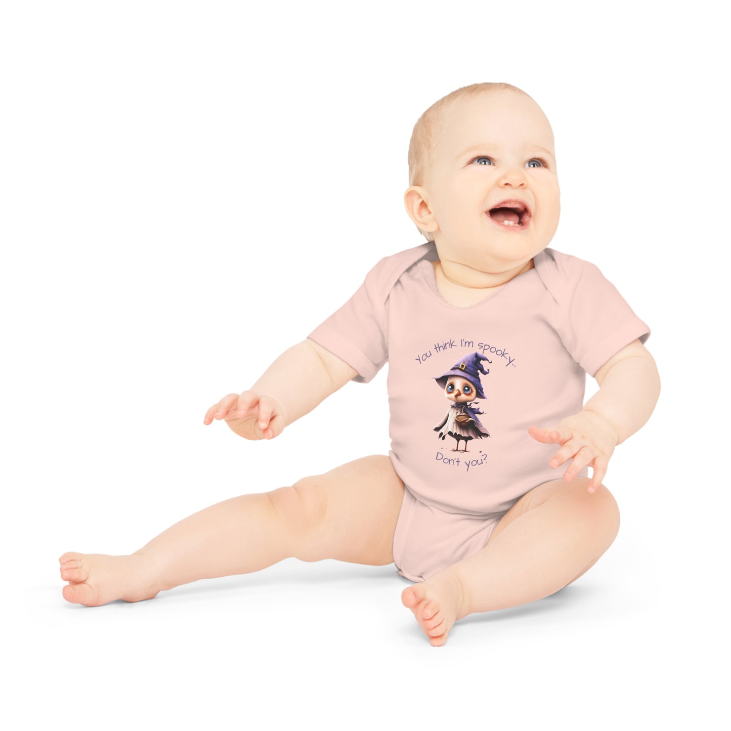 You Think I'm Spooky Baby Organic Short Sleeve Bodysuit
