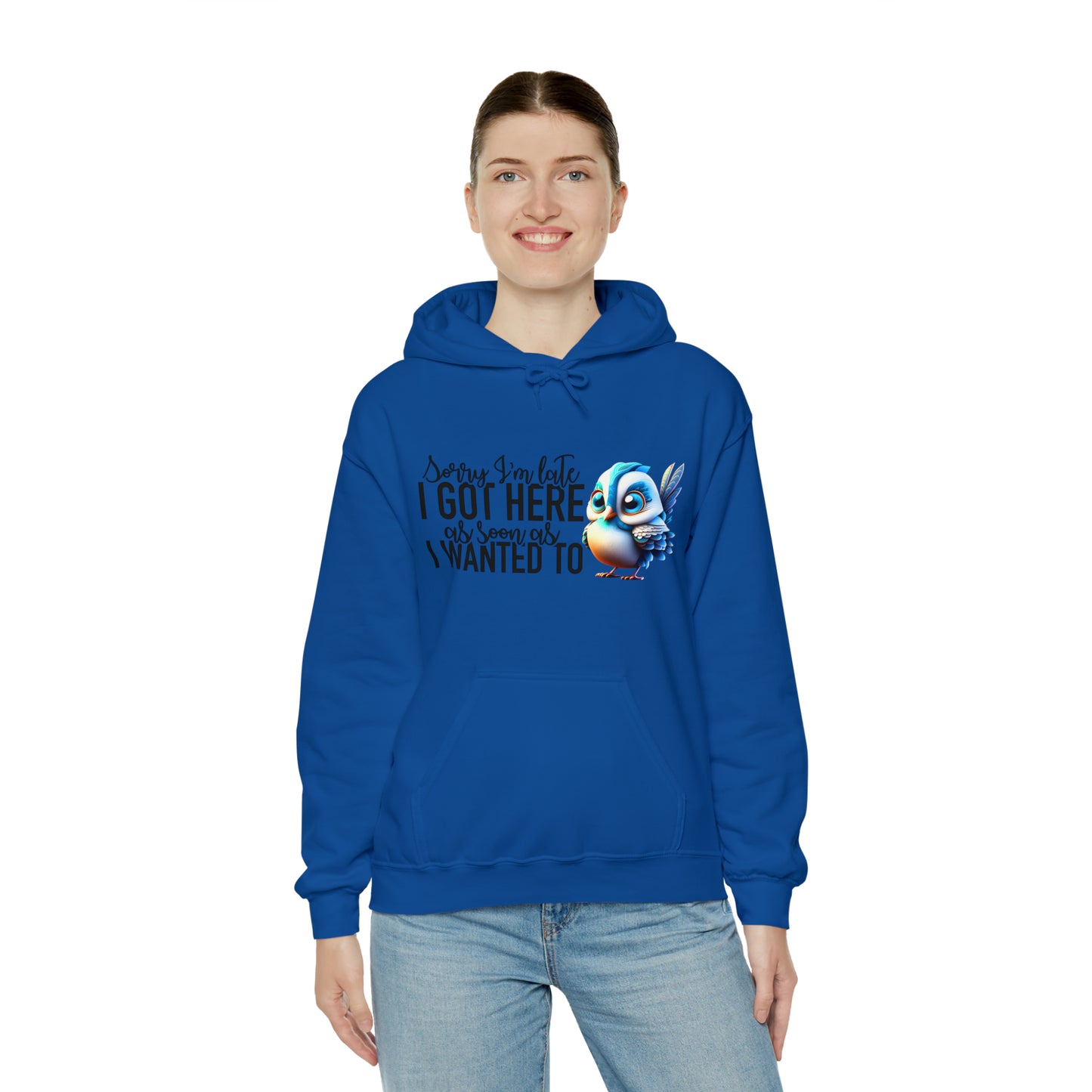 Sorry I'm Late Unisex Heavy Blend™ Hooded Sweatshirt