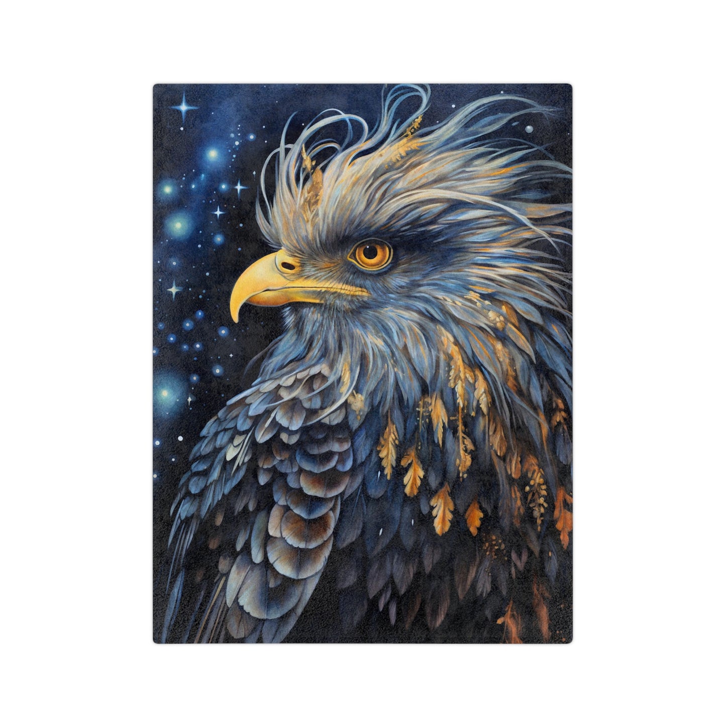 Royal Bird 4 Velveteen Minky Blanket