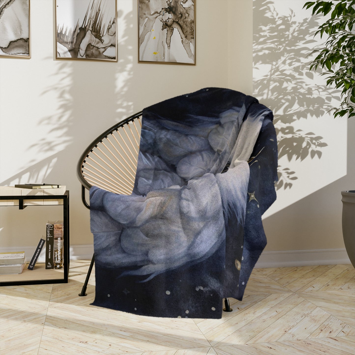 Royal Bird 7 Velveteen Minky Blanket