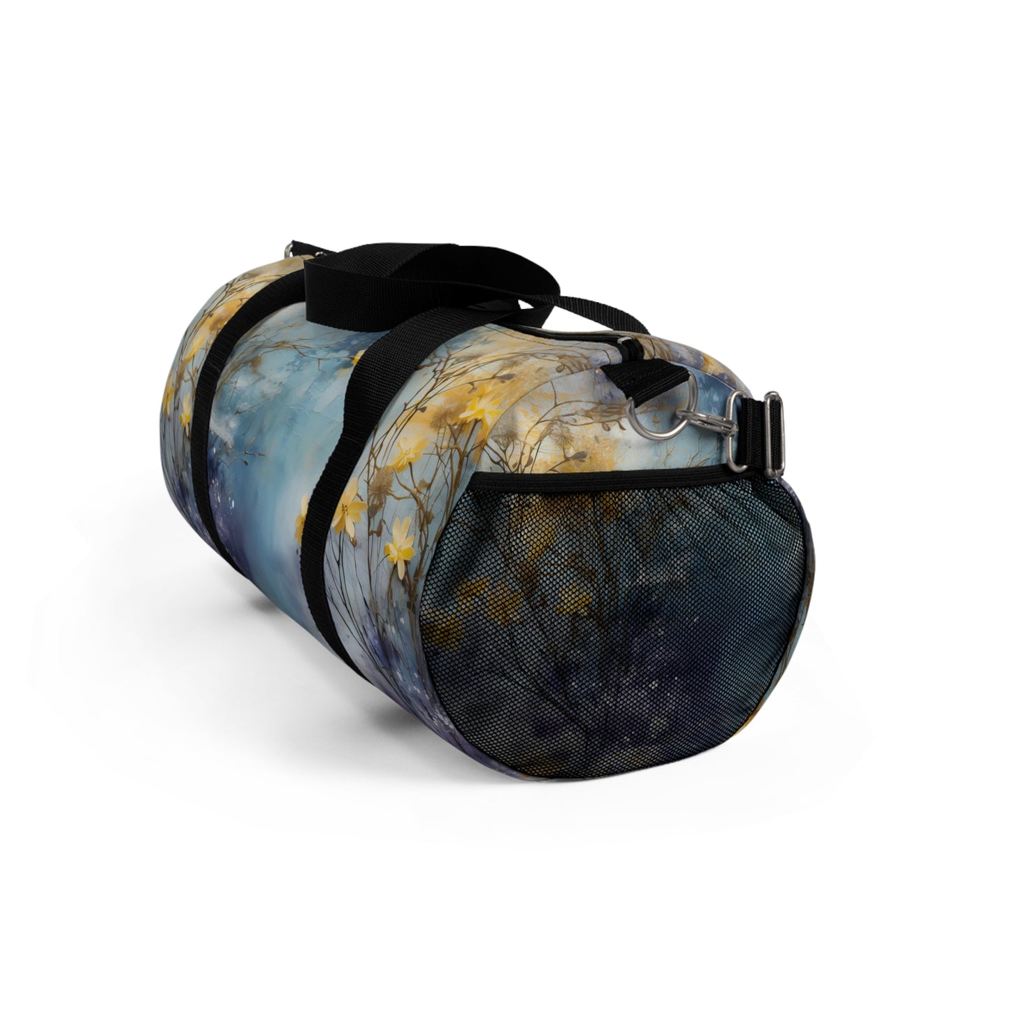 Winterized Flowers Duffel Bag