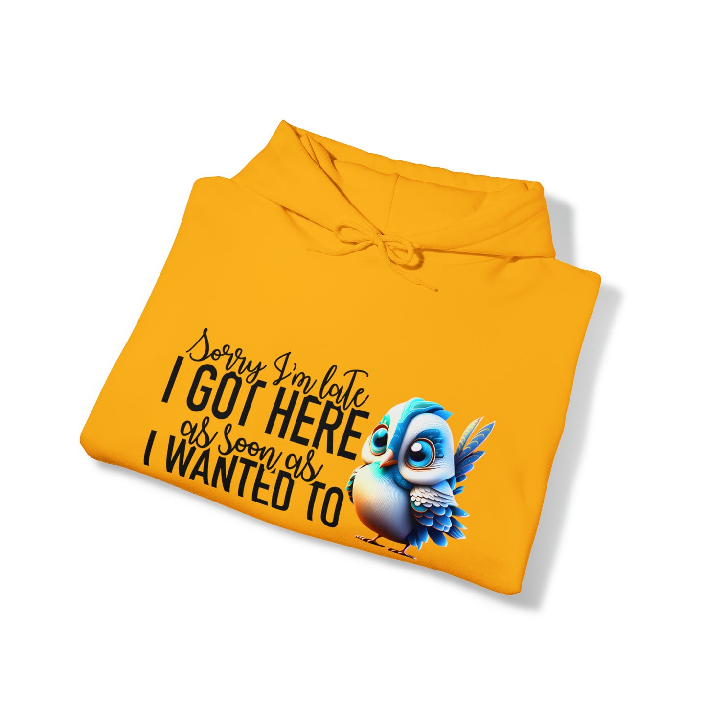 Sorry I'm Late Unisex Heavy Blend™ Hooded Sweatshirt