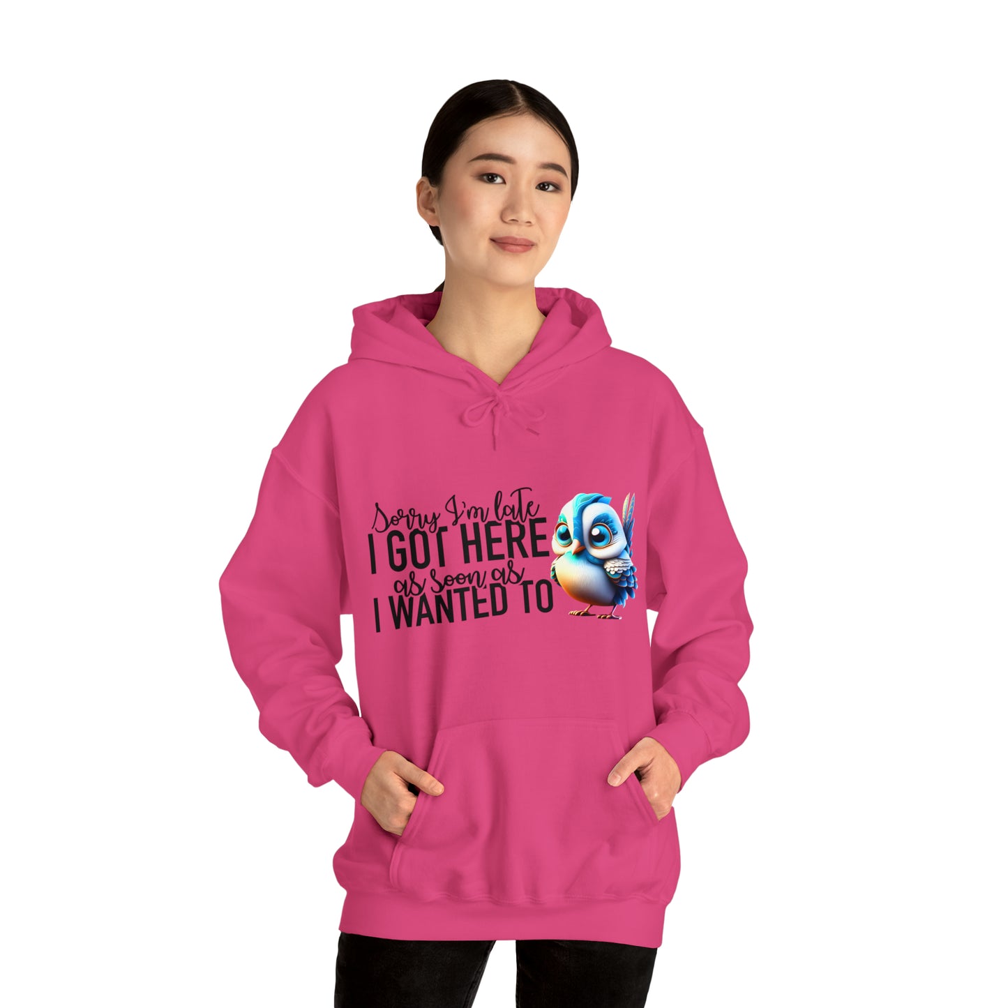 Sorry I'm Late Unisex Heavy Blend™ Hooded Sweatshirt