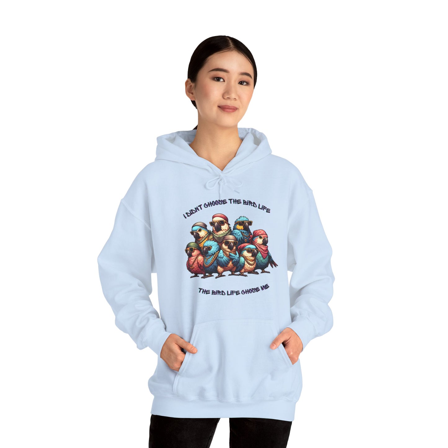 Bird Life Chose Me Unisex Heavy Blend™ Hooded Sweatshirt