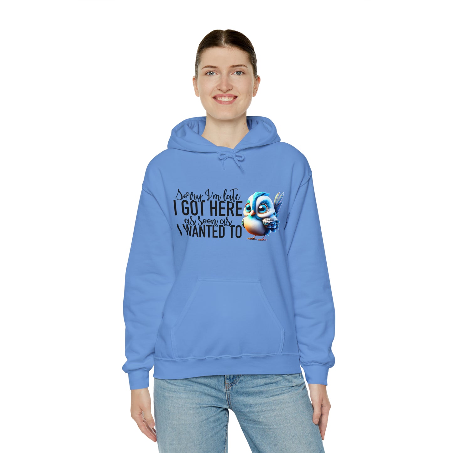 Sorry I'm Late Unisex Heavy Blend™ Hooded Sweatshirt