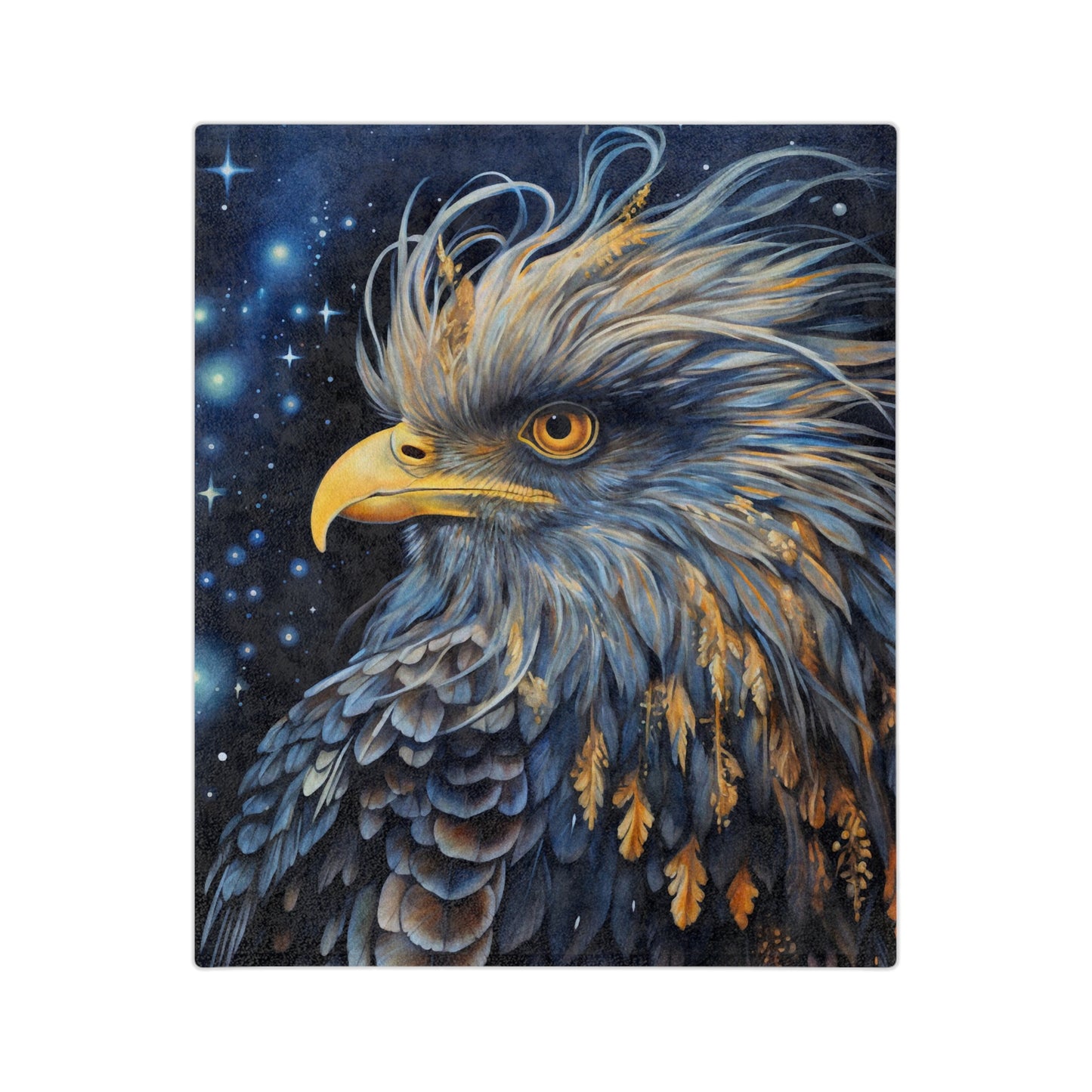 Royal Bird 4 Velveteen Minky Blanket