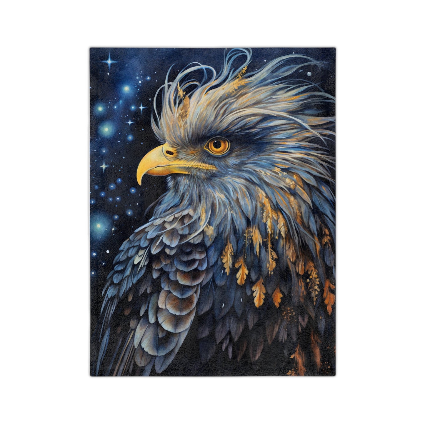 Royal Bird 4 Velveteen Minky Blanket