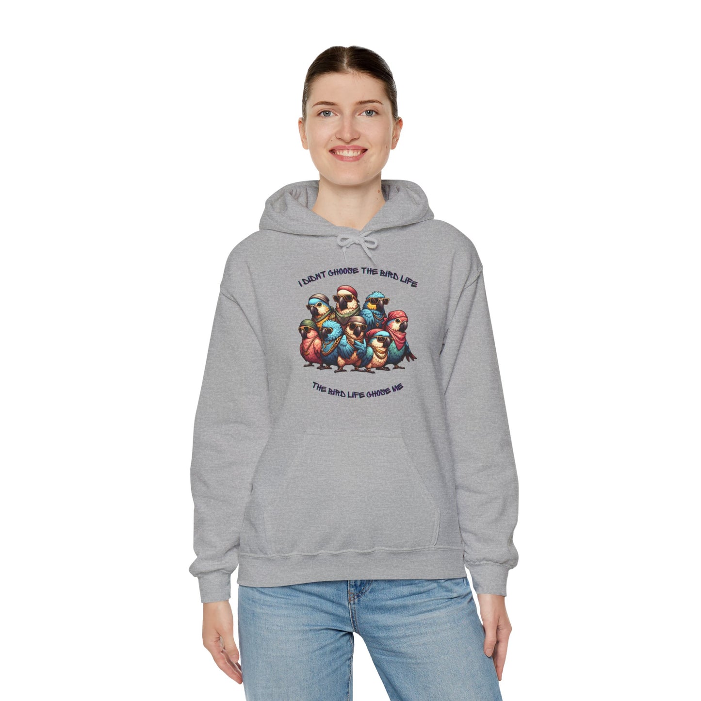 Bird Life Chose Me Unisex Heavy Blend™ Hooded Sweatshirt