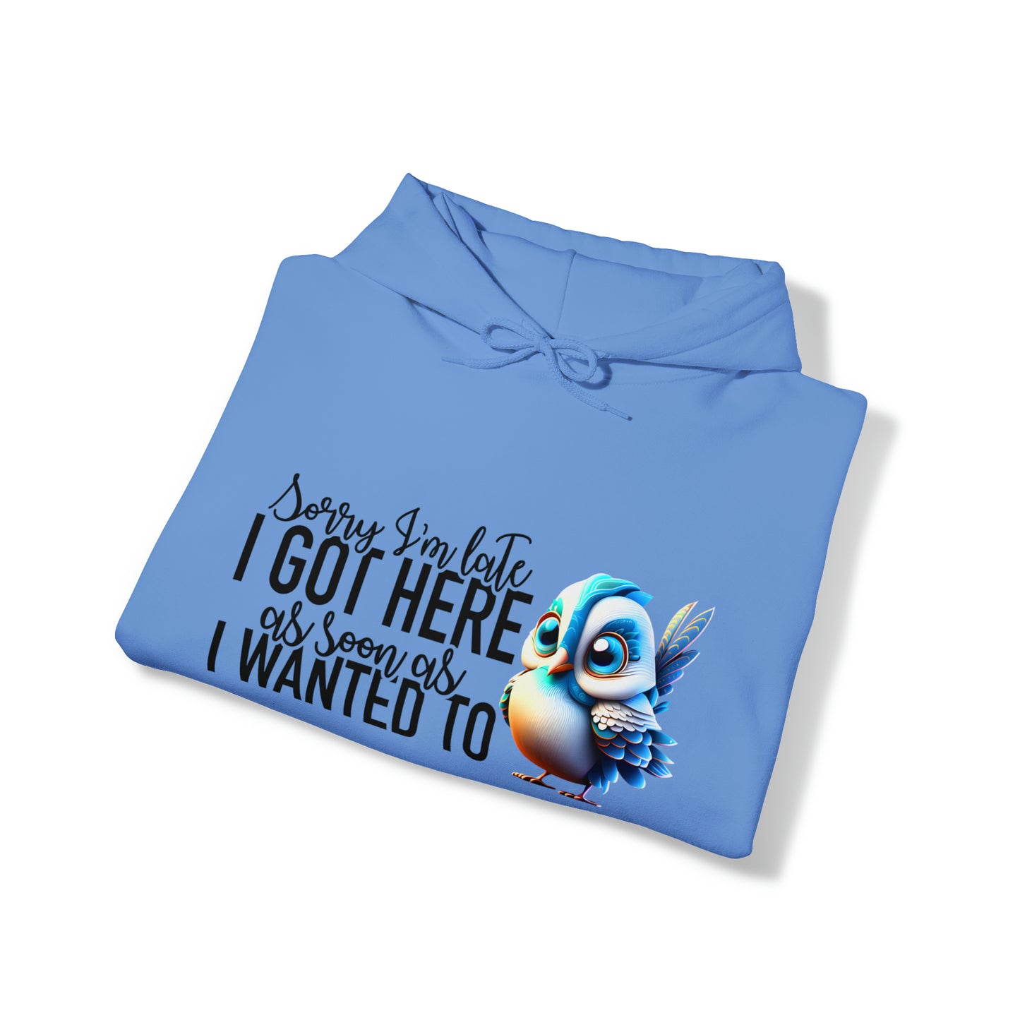 Sorry I'm Late Unisex Heavy Blend™ Hooded Sweatshirt