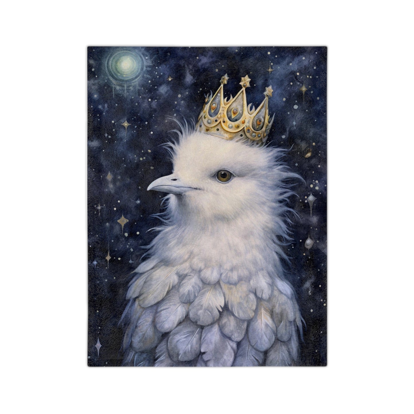 Royal Bird 7 Velveteen Minky Blanket