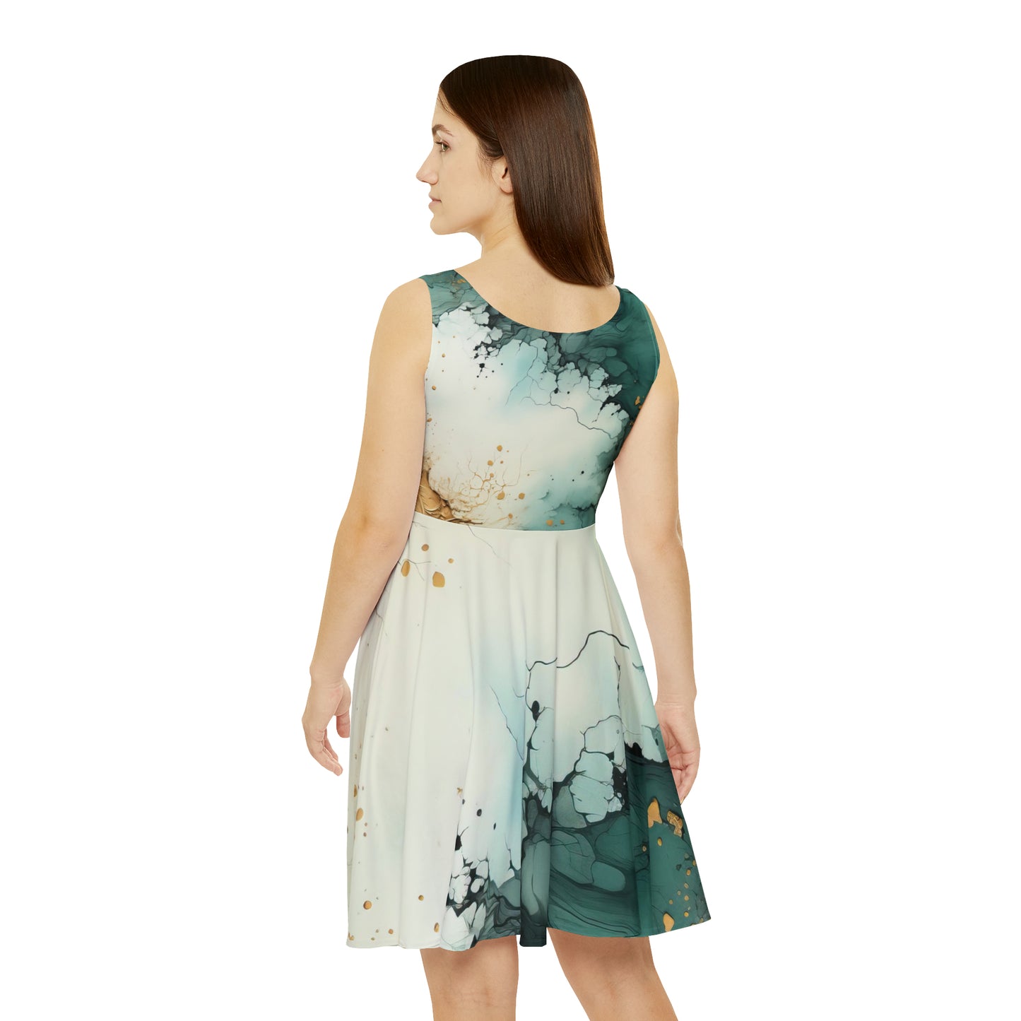 Marble Skater Dress