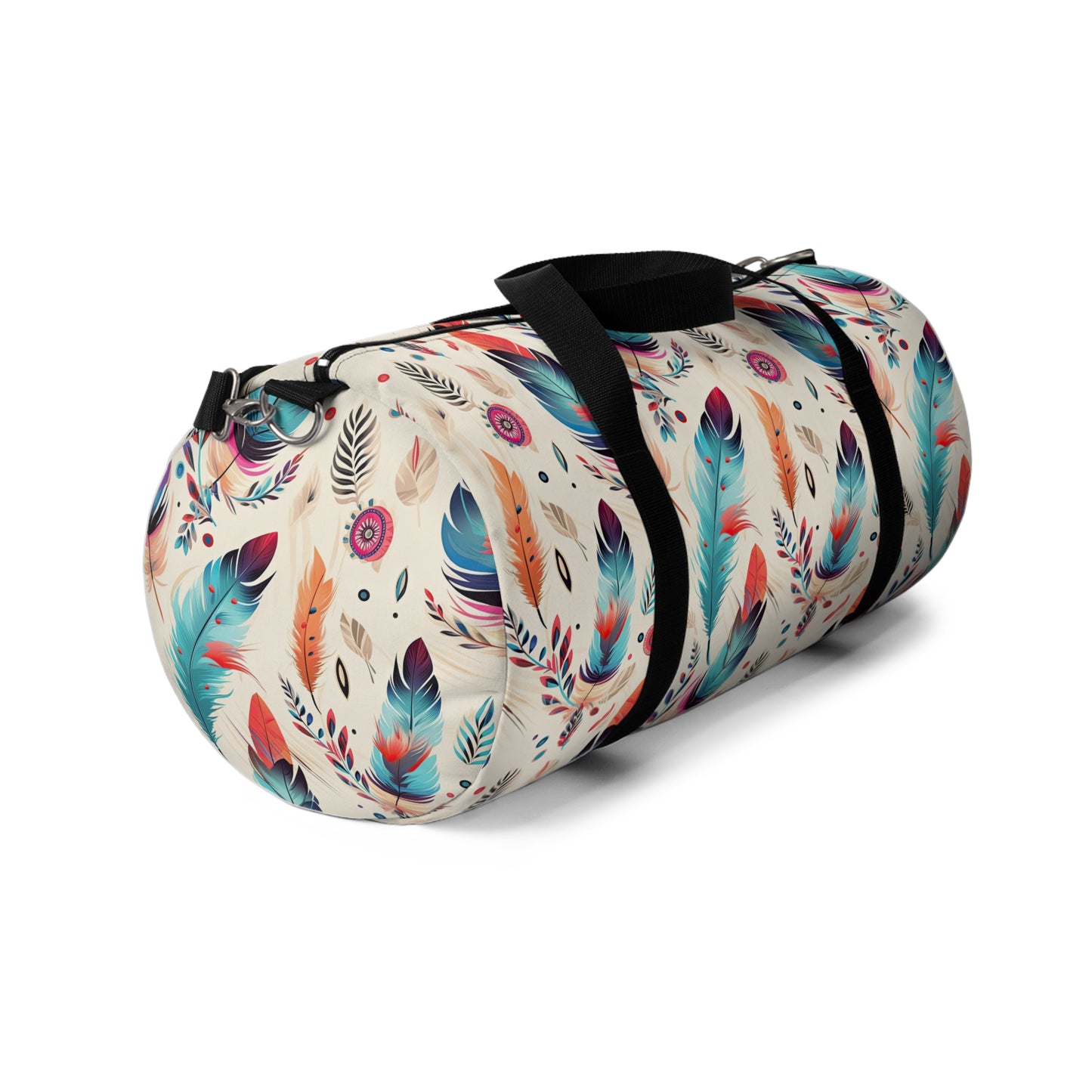Boho Feathered Duffel Bag