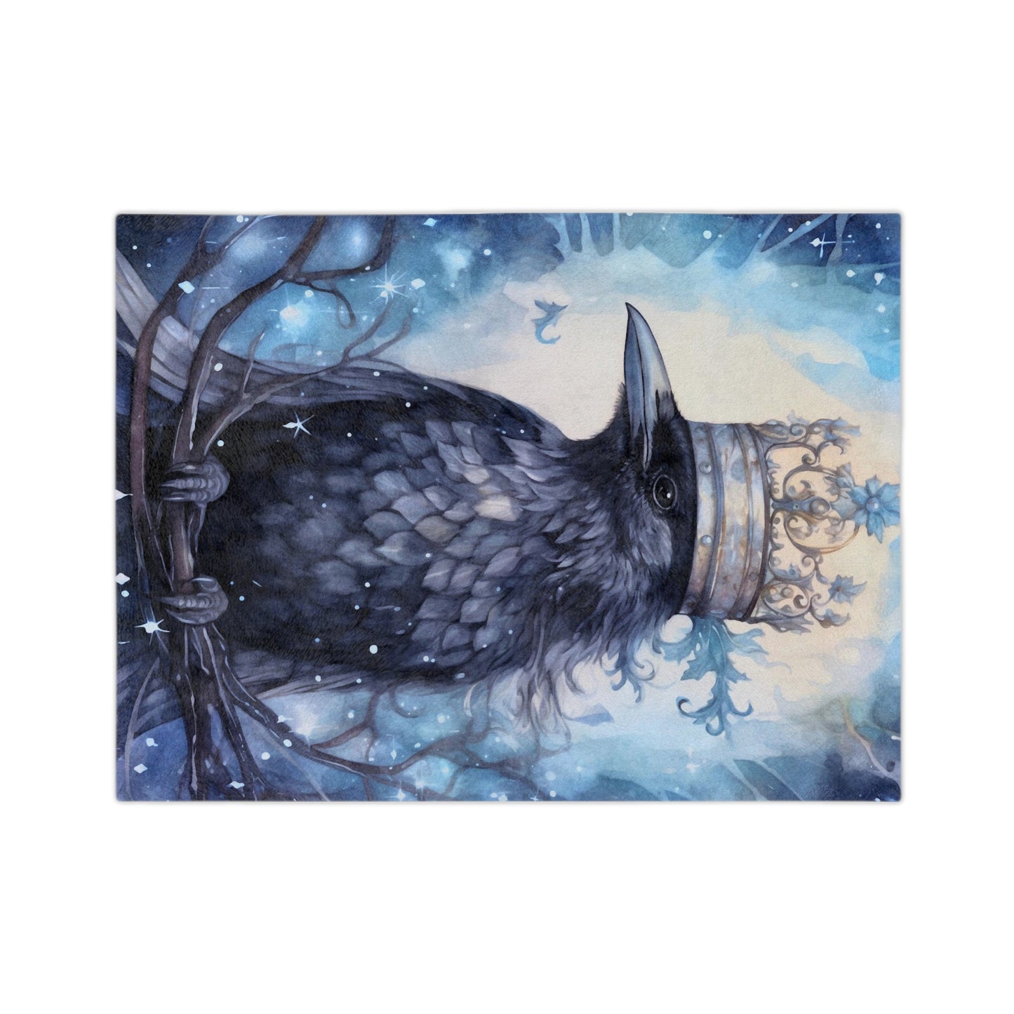 Royal Bird 2 Velveteen Minky Blanket