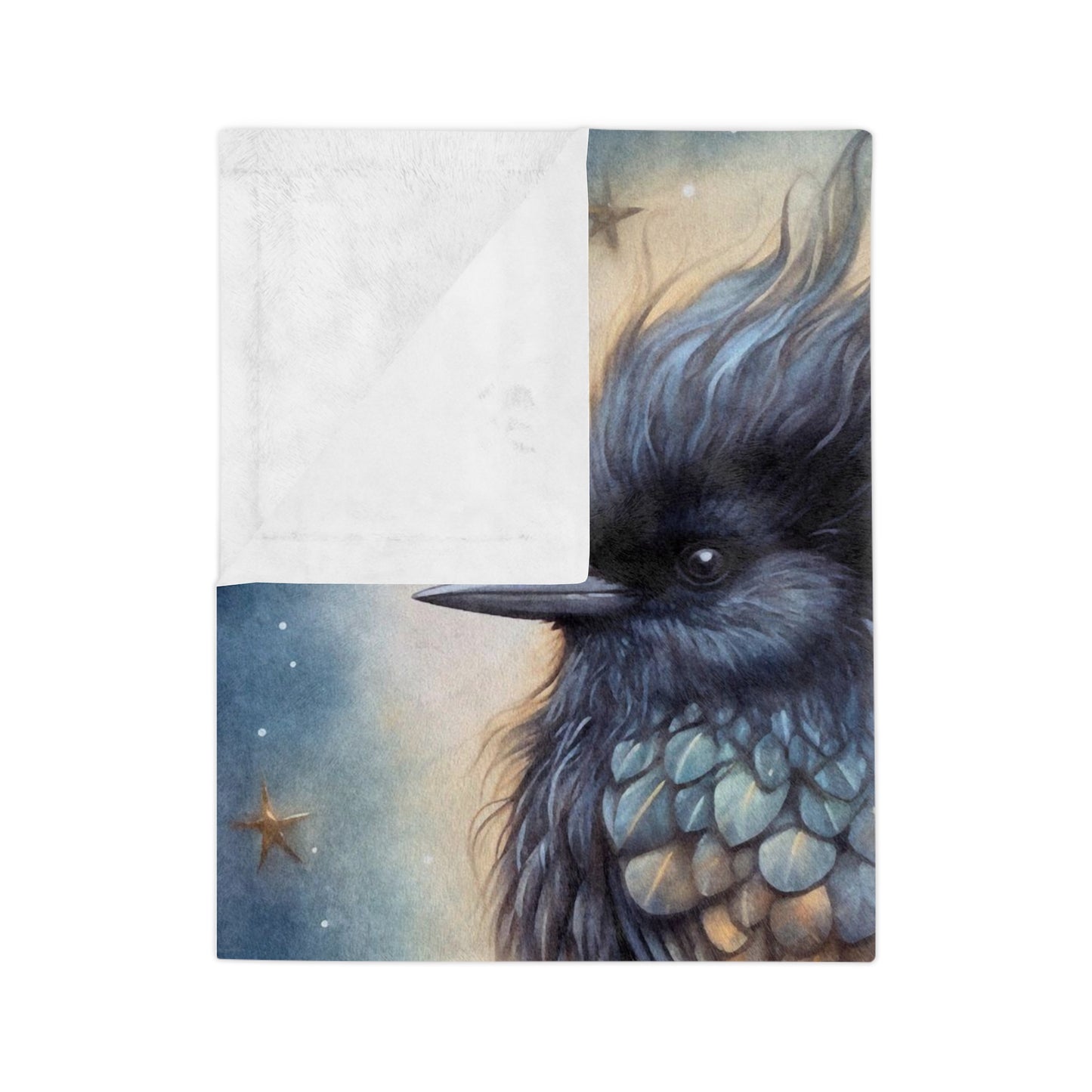 Royal Bird 10 Velveteen Minky Blanket