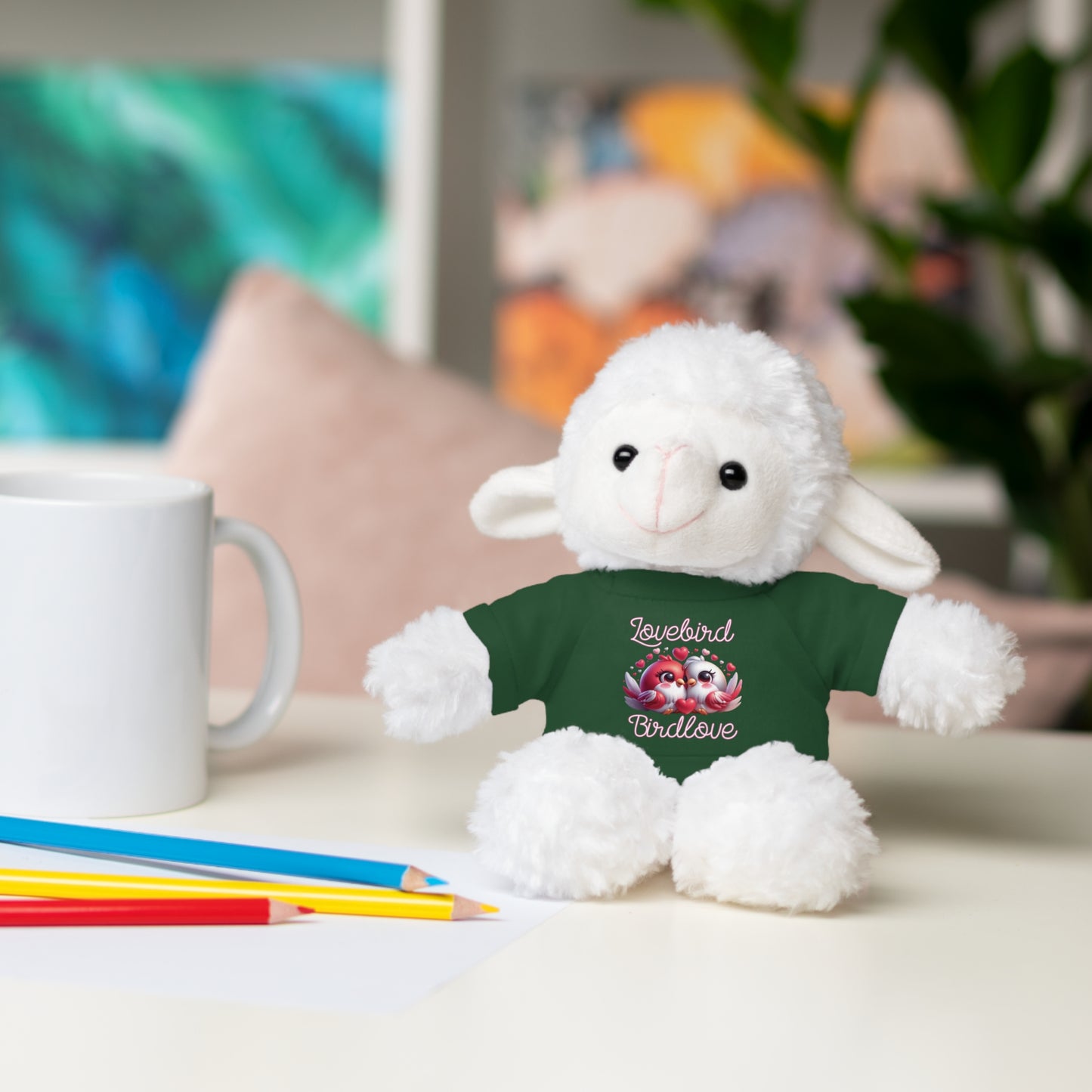 Lovebird Birdlove Stuffed Animal with Tee