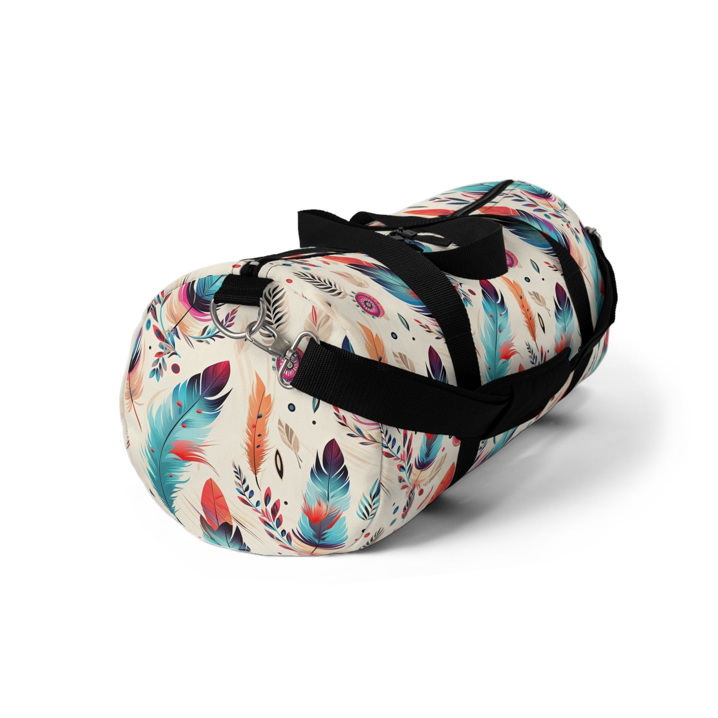 Boho Feathered Duffel Bag