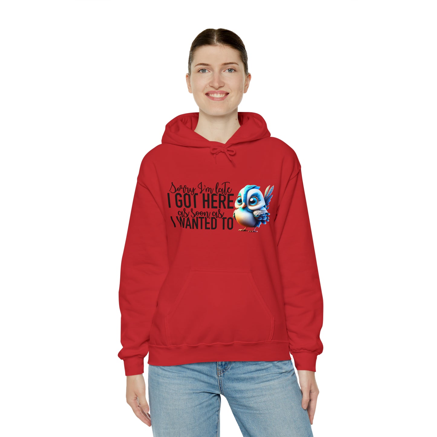Sorry I'm Late Unisex Heavy Blend™ Hooded Sweatshirt
