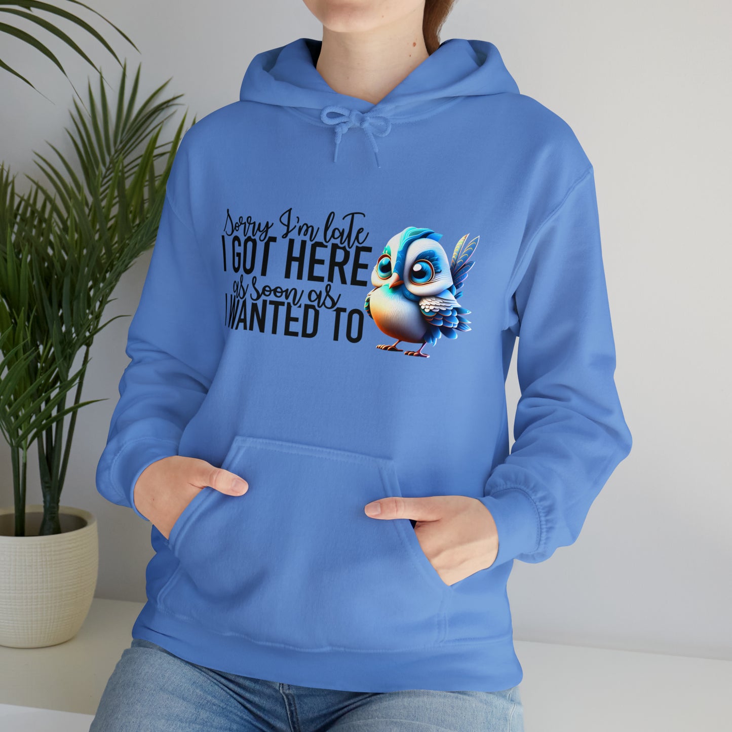 Sorry I'm Late Unisex Heavy Blend™ Hooded Sweatshirt