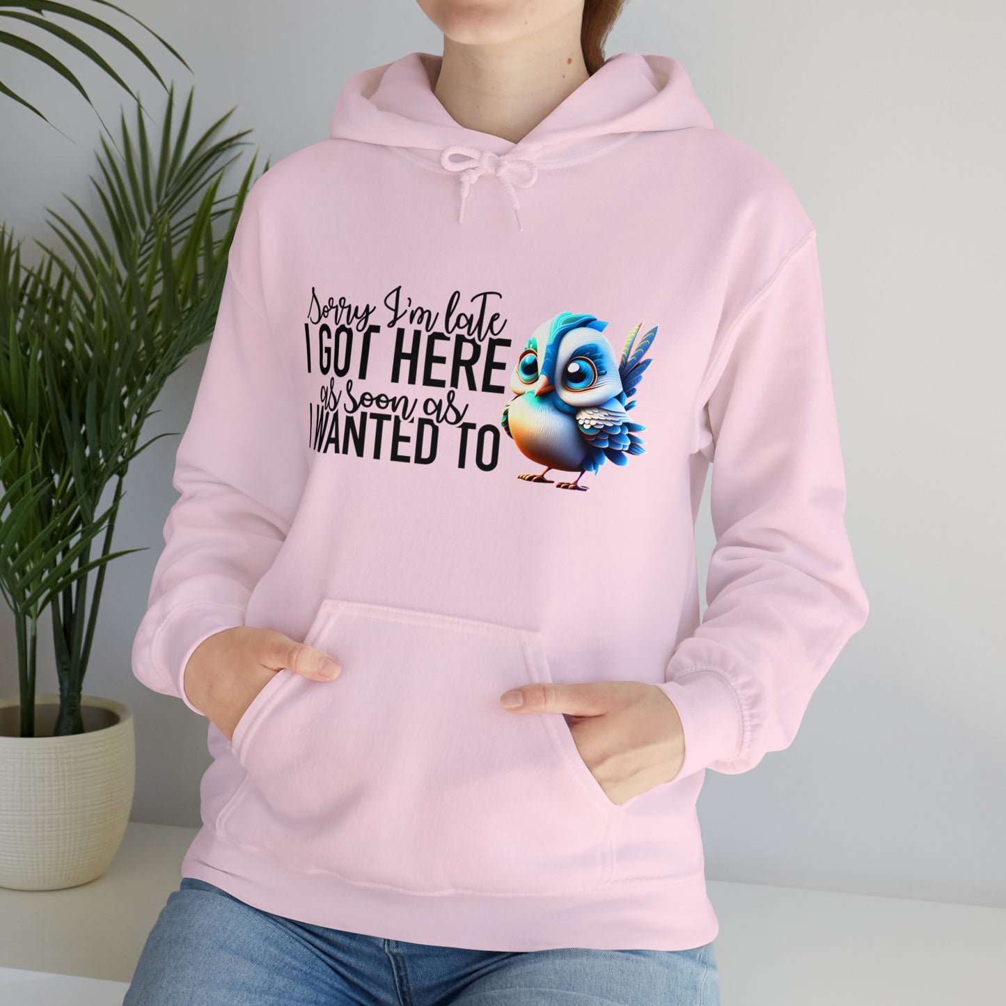 Sorry I'm Late Unisex Heavy Blend™ Hooded Sweatshirt