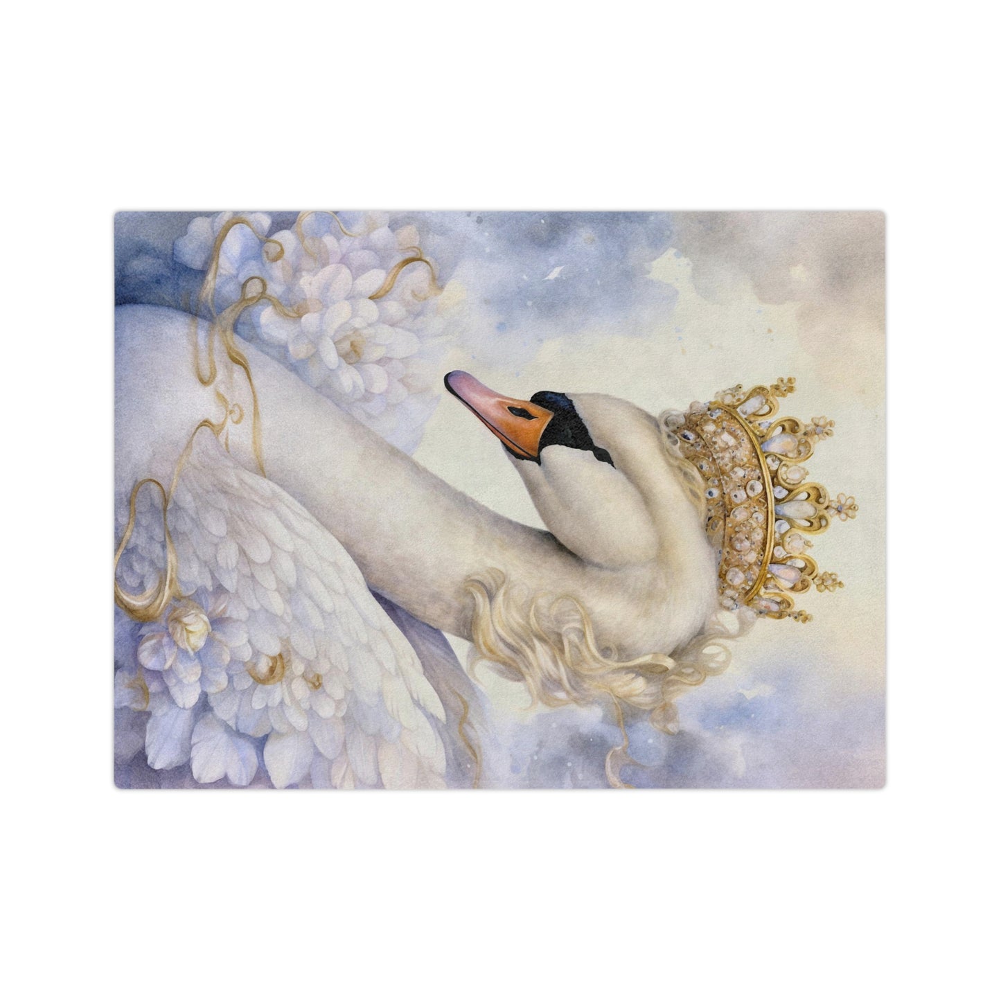 Royal Bird 3 Velveteen Minky Blanket