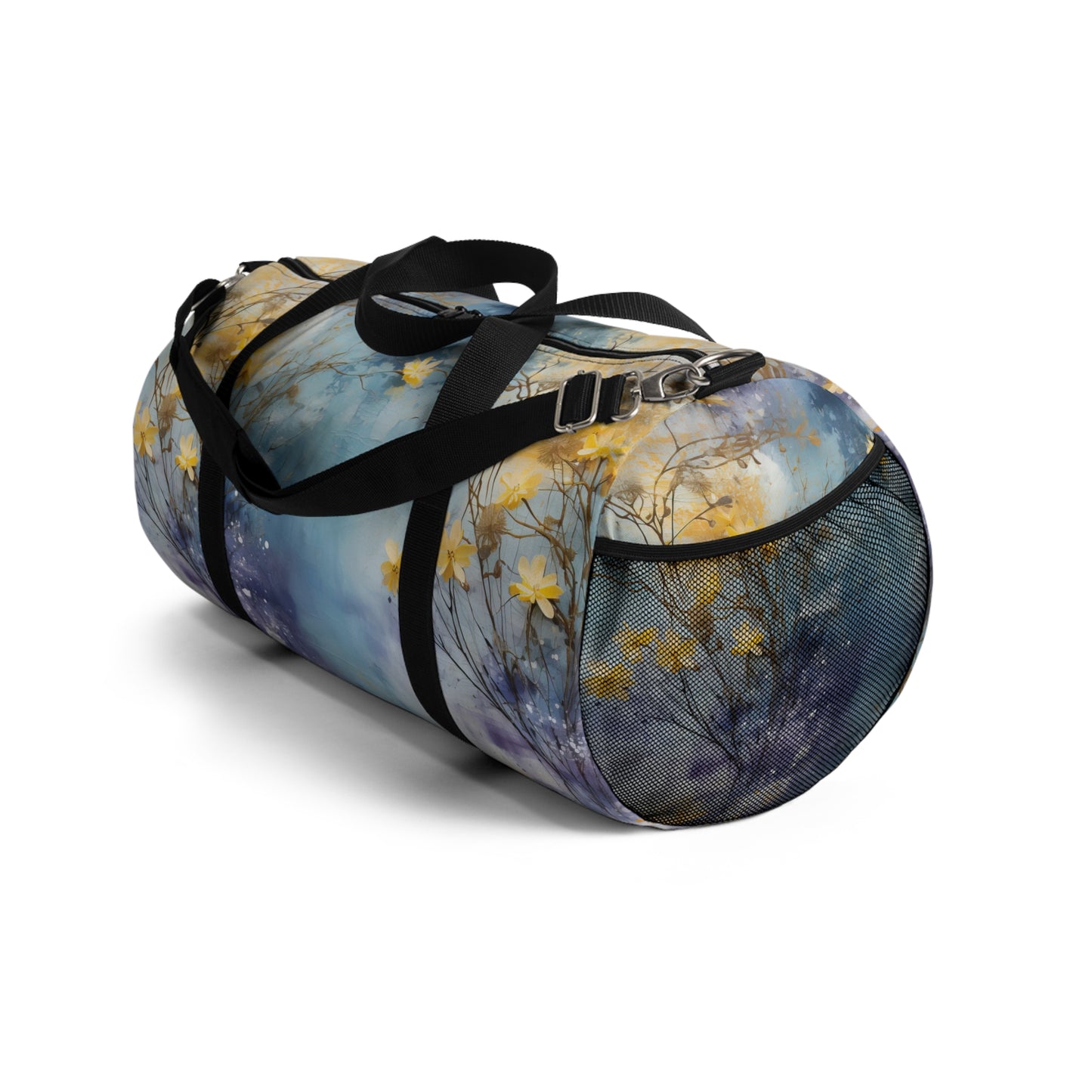 Winterized Flowers Duffel Bag
