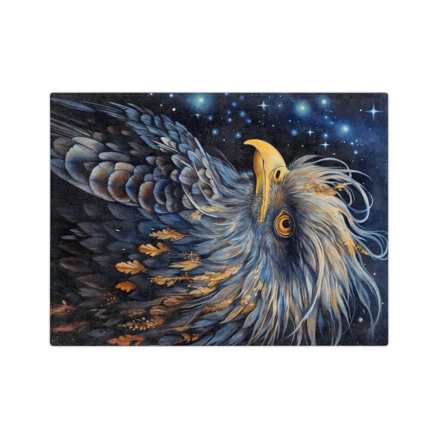 Royal Bird 4 Velveteen Minky Blanket