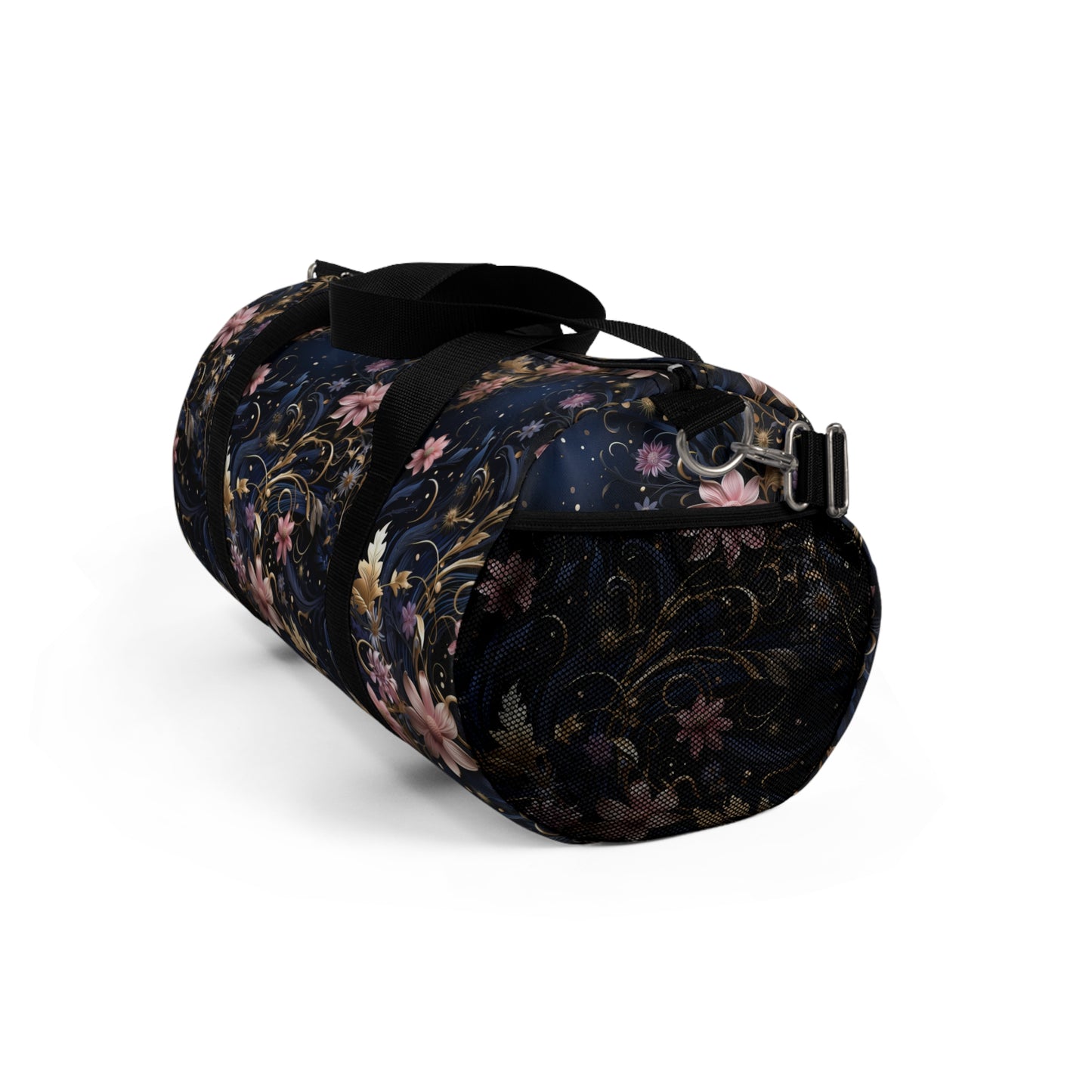 Pink Flower Cosmic Duffel Bag