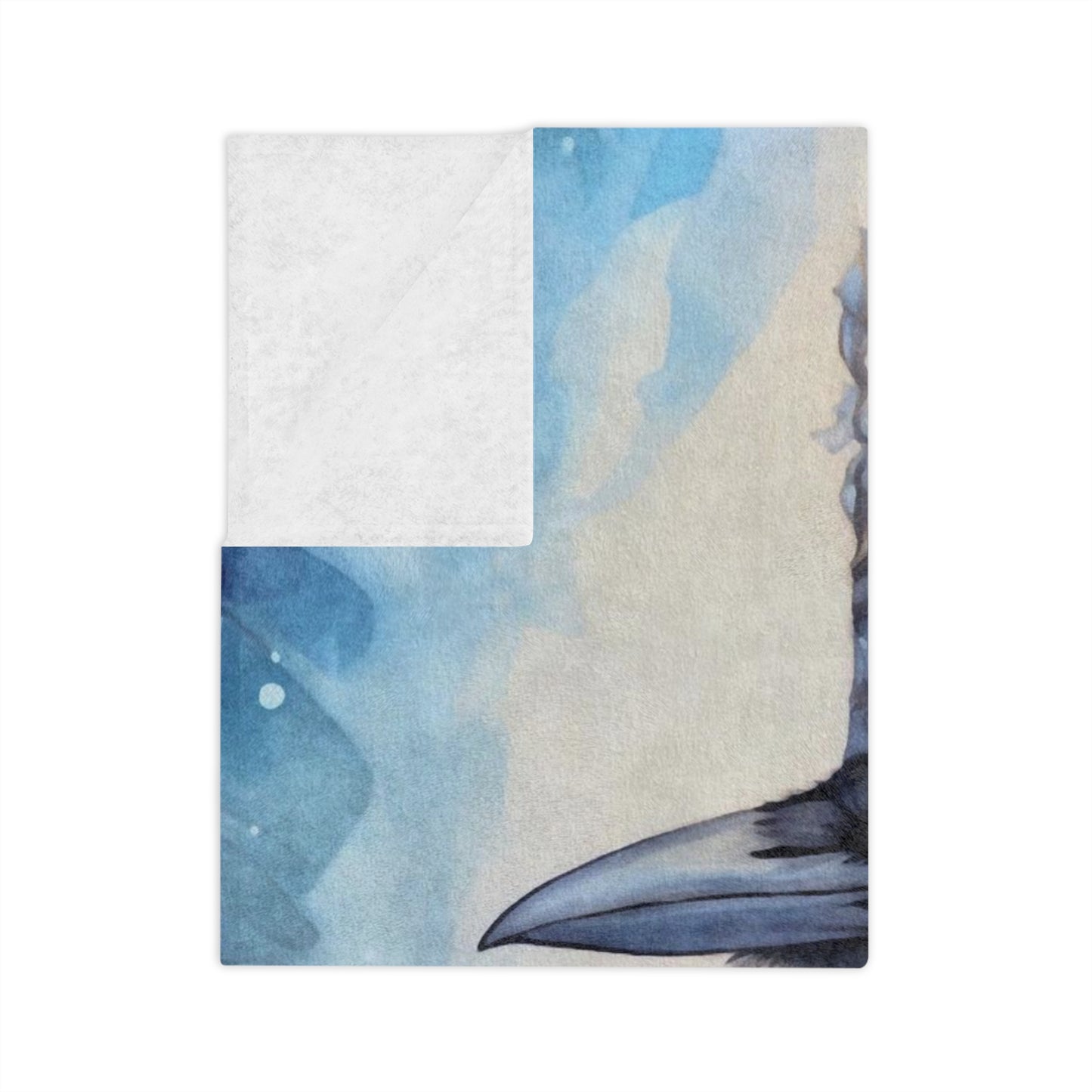 Royal Bird 2 Velveteen Minky Blanket