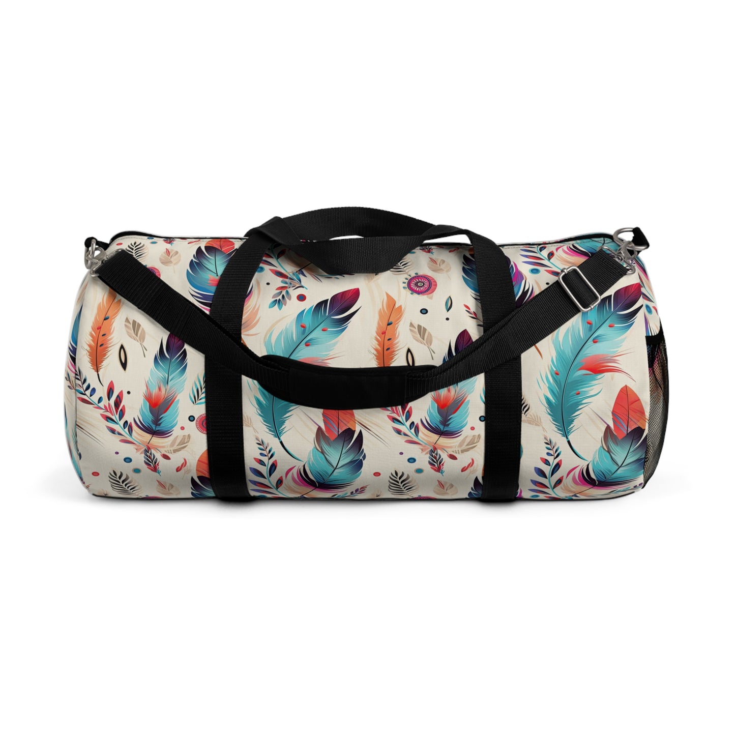Boho Feathered Duffel Bag