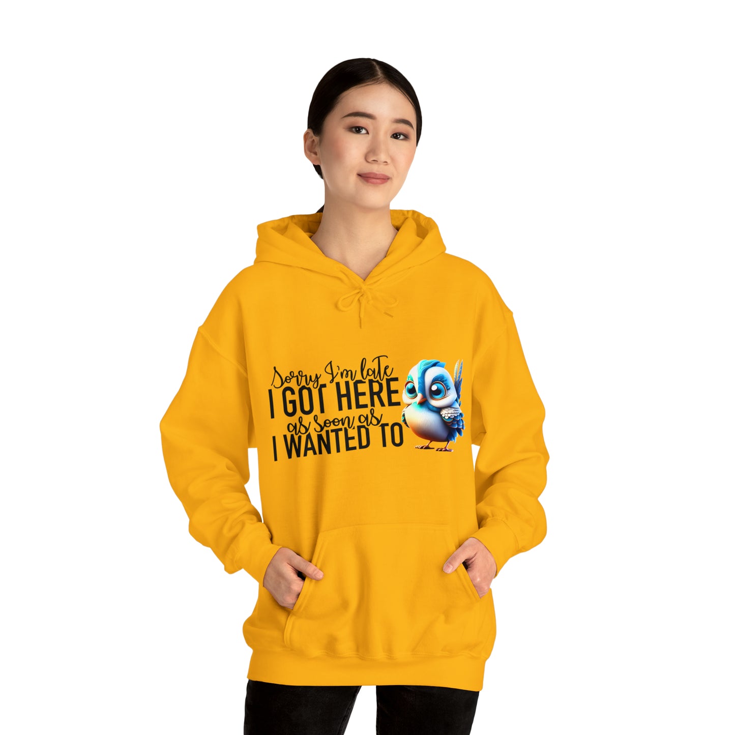 Sorry I'm Late Unisex Heavy Blend™ Hooded Sweatshirt