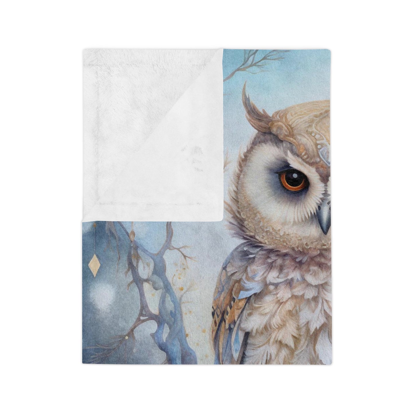 Royal Bird 9 Velveteen Minky Blanket