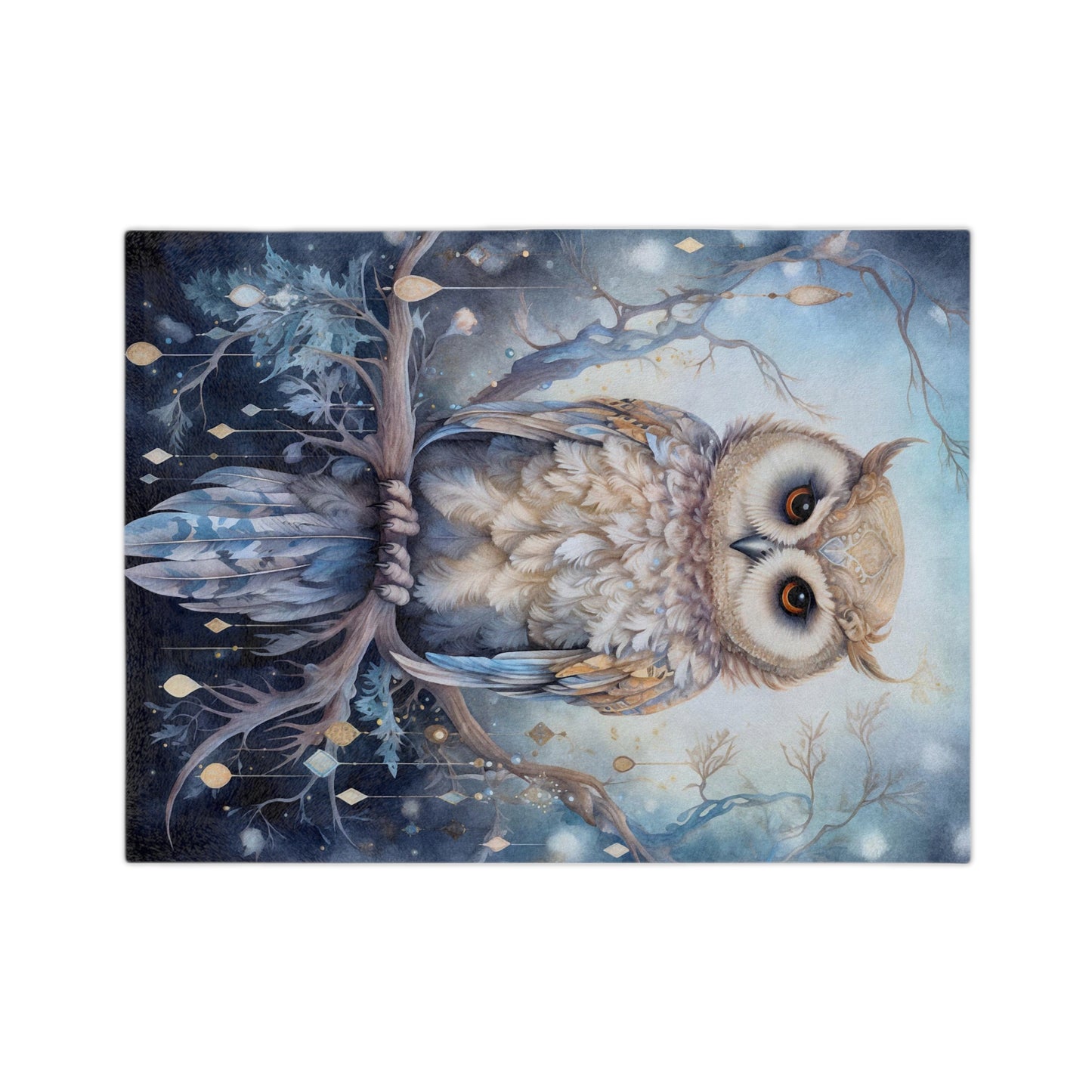 Royal Bird 9 Velveteen Minky Blanket
